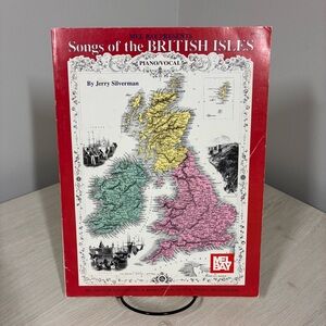 Jerry Silverman Songs Of The British Isles Mel Bay Folk Songbook Sheet Music PB